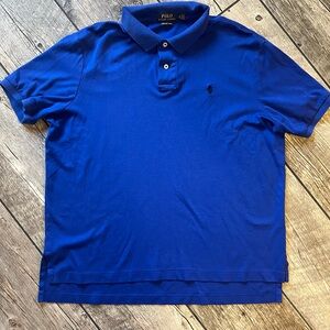 Polo by Ralph Lauren Men's Blue Polo Shirt
